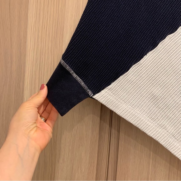 Monse Asymmetrical Waffle Knit Top - M - Picture 6 of 10